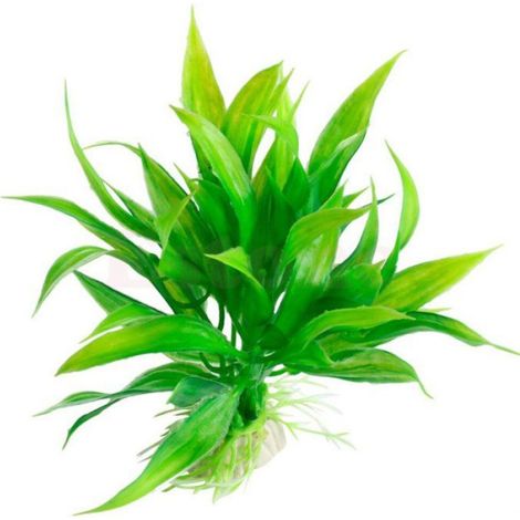 Plantes artificielles décoratives pour aquarium,ornement de mauvaises herbes d'eau,y compris plante,poisson,enge précieux-15cm-vert