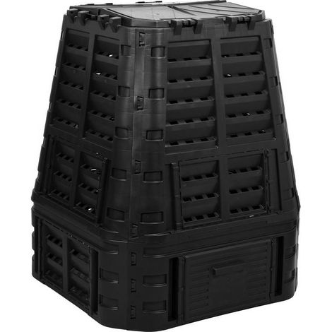 Flo Compostiera Modulare 740 litri nera giardino