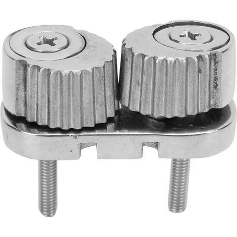 Clampe à came - Générique - 47x22mm - Acier inox 316 pour corde max 10mm, fixation rapide marine robuste et résistante à la corrosion (1/5)