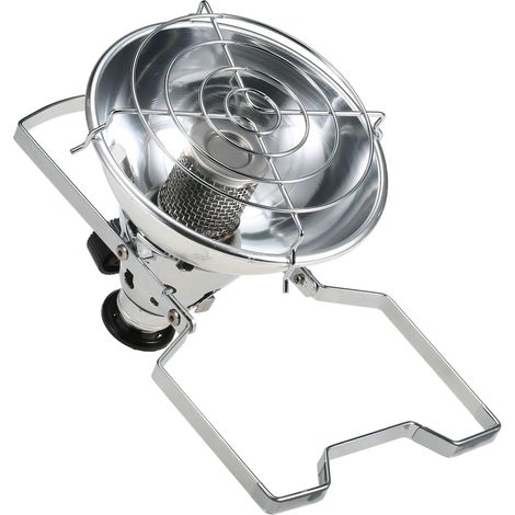 Réchaud à gaz portable avec couverture de survie et 4 pinces, température réglable, outil de survie d'urgence pour le camping, réchaud de cuisine portable. (1/5)