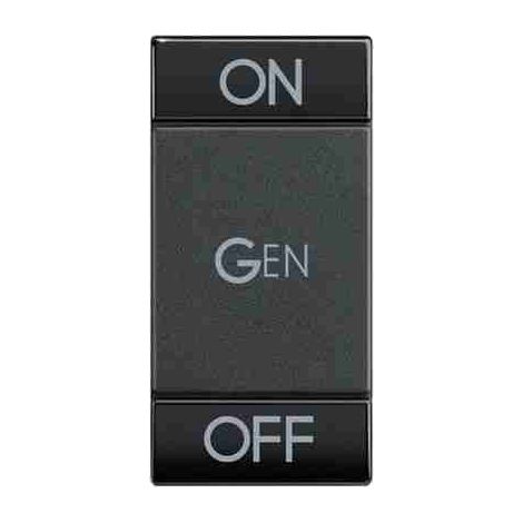 BTIL4911AFN Copritasto LivingLight 2 funzioni con serigrafia ON OFF GEN