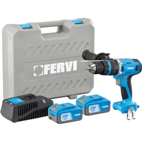 Fervi FB20ID3AB-24B Marteau perforateur sans balais 20 V avec deux batteries (1/2)