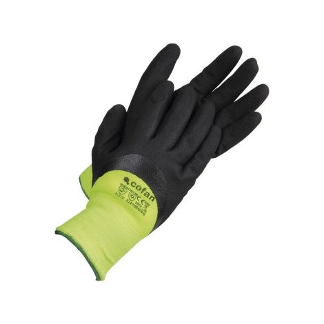 Guantes impregnados en nitrilo con espuma protectora contra el frío y bajas temperaturas en Packs de 12 pares 9