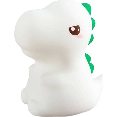 Lampe De Nuit En Silicone - Veilleuse Dinosaure LED Rechargeable - Pour Chambre D Enfant - 1 Piece (1/5)