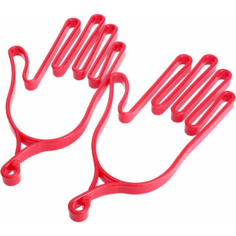Golfhandschuhhalter, Ständer, Aufhänger, Handschuhgestell, Golfhandschuhhalter, Trockner, Former, Werkzeuge, Zubehör für die Golfhandschuhpflege (1 Paar oder 2 Stück)