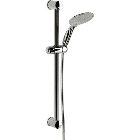 Mango ducha barra soporte flexo kit crom mirror tatay