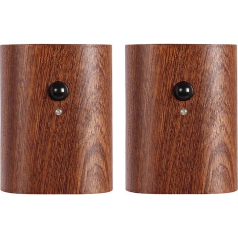 Innenwandleuchte mit Bewegungsmelder, zwei wiederaufladbaren LED-Leuchten, Nachtlicht für Flur, magnetische Befestigung, USB-C-Ladefunktion