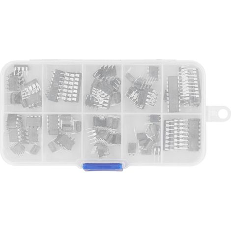 Kit de 85 circuits intégrés variés pour projets électroniques et DIY à domicile (1/5)