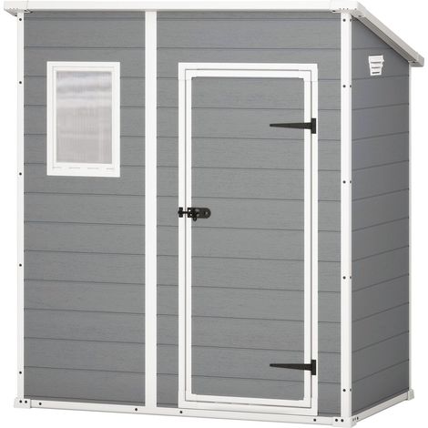 Keter manor - casetta da giardino in resina 183x111 cm (1/2)