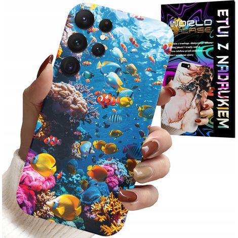 Custodia per Samsung Galaxy S23 Ultra - barriera corallina, pesci colorati, mondo sottomarino dei pesci (1/5)