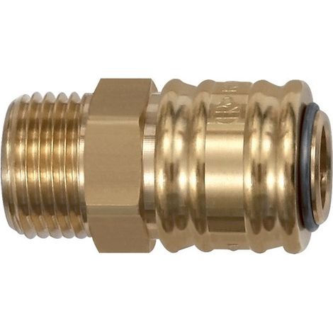 RIEGLER Verschlusskupplung NW7,2 Ms AG G1/4