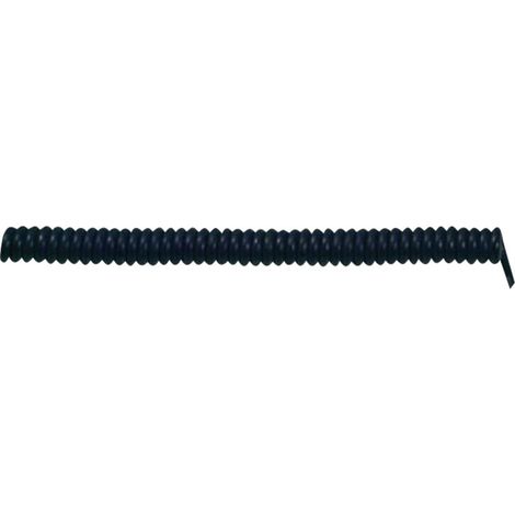 LAPP 73222341 Spiralkabel X05VVH8-F 300 mm / 900 mm 5 G 0.75 mm² Schwarz 1 St.
