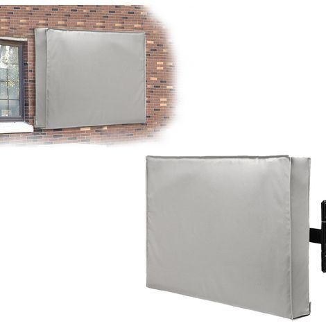 Funda protectora para exteriores para televisores de 46-48 pulgadas y 50-52 pulgadas - con cremallera, resistente a la intemperie y al agua, protección de 360°, interior suave resistente a los arañazo (1/5)