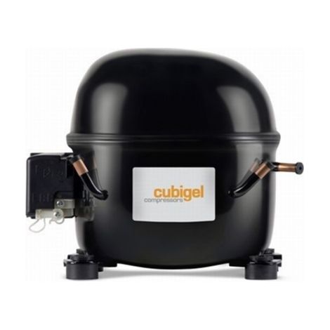 Compresor Cubigel B48H  Potencia Aprox. 1/8 HP  Refrigerante R134a  Especial para Sistemas LBP
