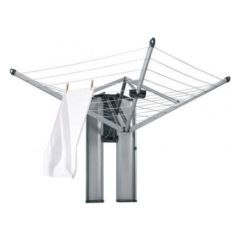 Séchoir à linge Séchoir Wallfix 24m + Boîte - Metallic Grey (1/10)