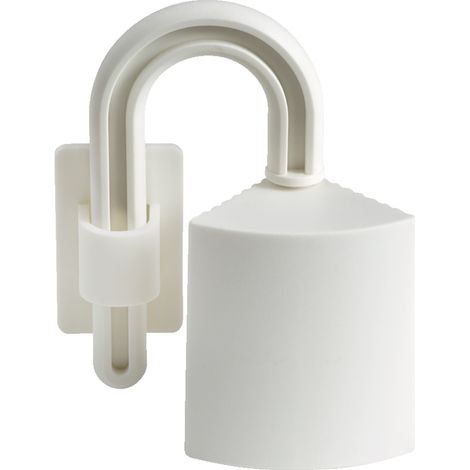 ABUS JC5100A Scharniersperre NESSA, hält Türen und Fenster sicher offen PVC frei (1/2)