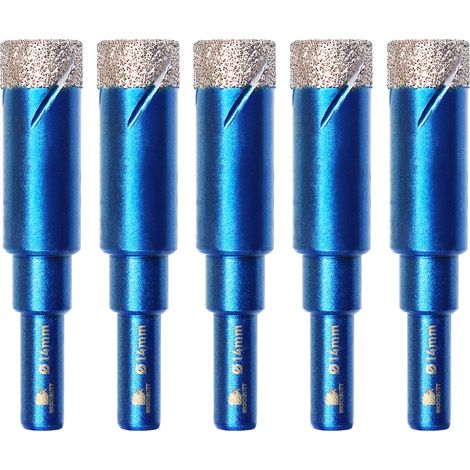 Forets Mèches Diamant Carrelage 14mm - Foret Céramique pour Porcelaine,Céramique, Granit,Carrelage(10 Pièces) (1/5)