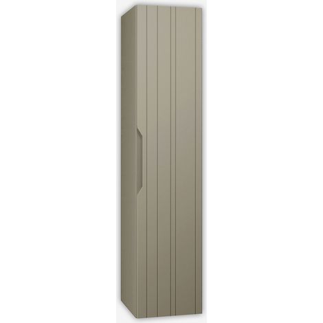 Colonna bagno sospesa reversibile in MDF Solmira 160 - Tortora