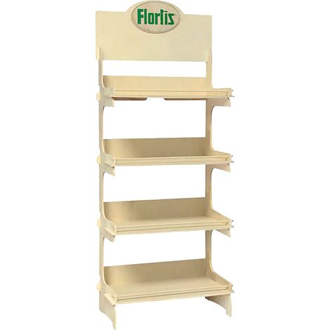 ESPOSITORE DA TERRA 'FLORTIS' cm 66 x 38 x h.190 - FLORTIS