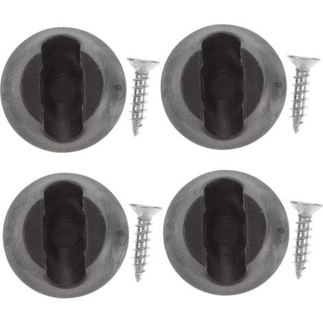 10-teiliges Set U-förmiger Gummifüße zum Bodenschutz für Gartenmöbel, Stühle und Tische