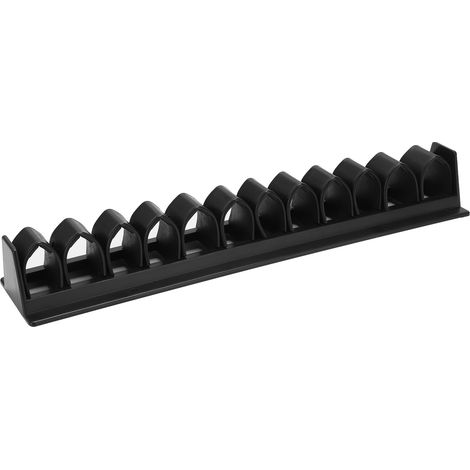 Support mural horizontal en plastique pour fouet de cheval (1/5)