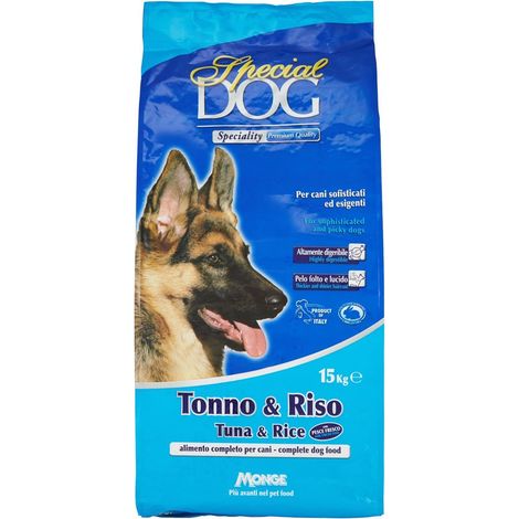 Monge Special Dog Tonno e Riso  - Monge Special Dog Tonno e Riso - Sacco Da 15 Kg