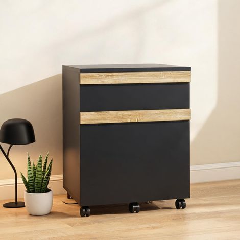 Meuble de rangement de bureau Caisson 2 tiroirs à roulettes 48 x (1/5)
