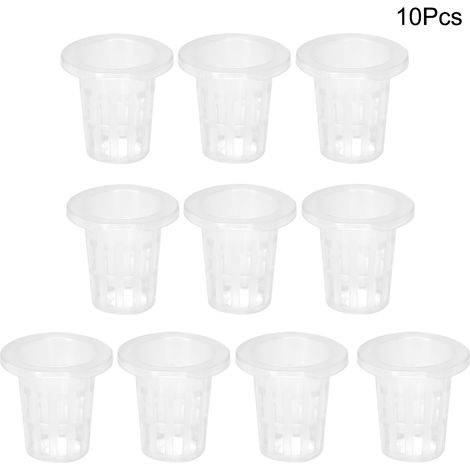 Lot de 10 paniers hydroponiques en plastique respirant pour plantation sur balcon et jardin (1/5)