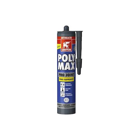 Poly Max Pro Joint Anthracite cart 280 ml, mastic d'étanchéité Premium