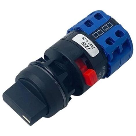Interrupteur à cames rotatif LW26-20/2S 20 A 2 pôles Sélecteur principal Contact argenté 22 mm Taille de montage YMW26 1 pièce(01) (1/4)