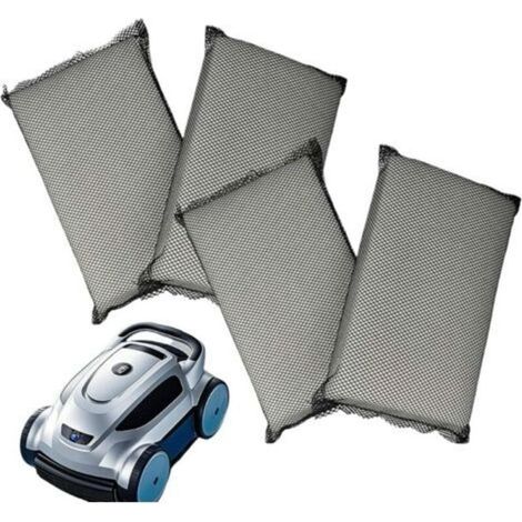 4X Filtres Compatible avec Evolution Power 4 aspirateur, Nettoyeur Piscine - Coussinets, 25 x 16 x 4 cm (1/5)