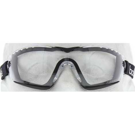 Bollé Safety – Lunettes de protection Cobra – Norme EPI – Vision panoramique 180° – Branches amovibles – Traitement anti-rayures – COBFSPSI (1/5)