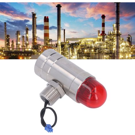 Alarme sonore et visuelle antidéflagrante en acier inoxydable 304, 24 V CC (1/5)