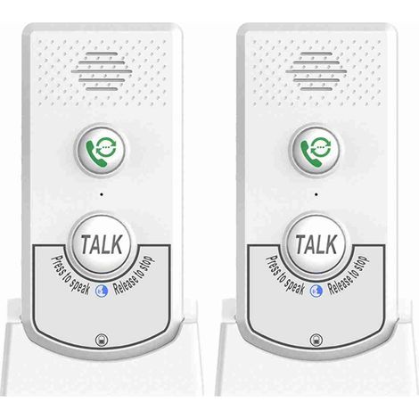 Interphone vocal sans fil, système d'appel de communication bidirectionnel à longue portée pour la maison (1/5)