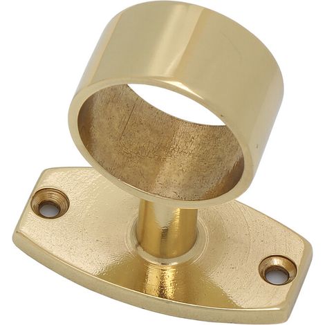 BL PASSANTE CORRIMANO OTTONE TUBO DIAMETRO 18MM LUCIDO (1/3)