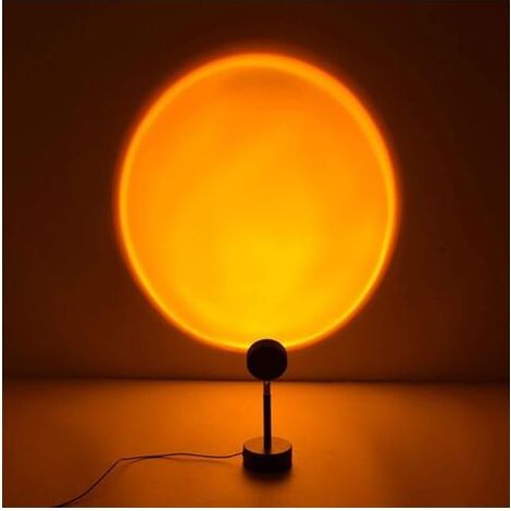 Sunset projection Light, 180 Degree rotation Rainbow projection Light LED, Party Room Decoration Sunset Night Light Projector (Sunset) (1/4)