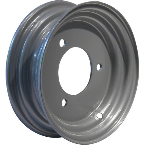 Maxter – Jante de remorque 2.50 x 8 – Entraxe 110 mm – Moyeu 76 mm – Diamètre goujons 12 mm – Pour pneus 8 pouces