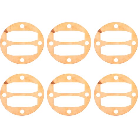 10 Stück Zylinderdichtungen zum manuellen Austauschen, Dichtungsdichtung, Luftkompressorzubehör, 47 mm (1/5)