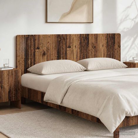 vidaXL Cabecero montada en la pared ZWOLLE Madera envejecida (1/5)