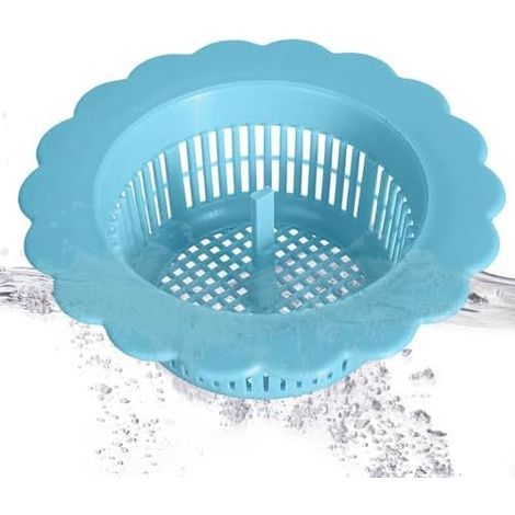 CSPARKV 9x5x3cm Crépines de vidange – Protecteur de vidange pour trou d'évier, tamis d'évier à poignée Attrape-cheveux pour canalisation de douche, bouchon de vidange, bouchon de filtre de protection (1/5)