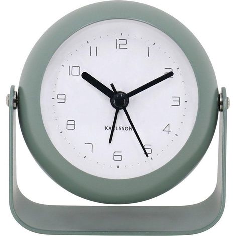 Despertador Karlsson Bunky hierro 10,2 cm ancho diseño minimalista (1/3)