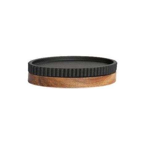 ANDREA HOUSE BA22111 Jabonera Ng Poly/Acacia 14X9,5X3 - ref: BA22111