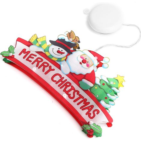LED-Weihnachtsdekorationen mit Saugnäpfen, Lichterketten zum Aufhängen an Fenstern für Geschäfte und Winterpartys (1/5)