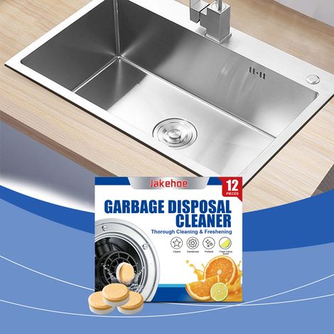 Garbage Disposal Cleaning and Deodorizing Sheets with Fresh Citrus Scent - 12 pieces (1/5)