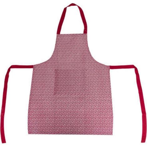 Tablier de Cuisine Imprimé "Olia" 80cm Rouge (1/2)