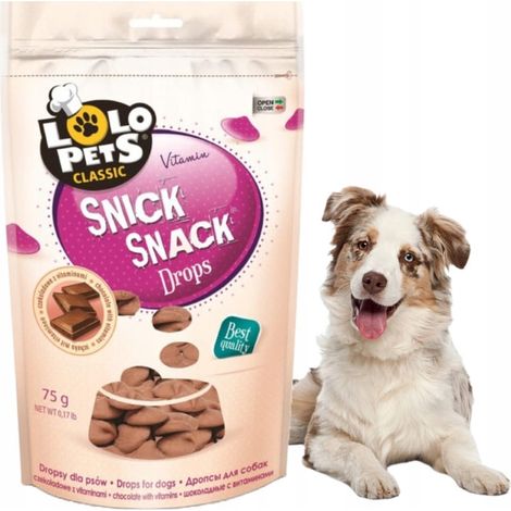 Lolo Pets Treats Schokoladentropfen mit Vitaminen für Hunde 75 g