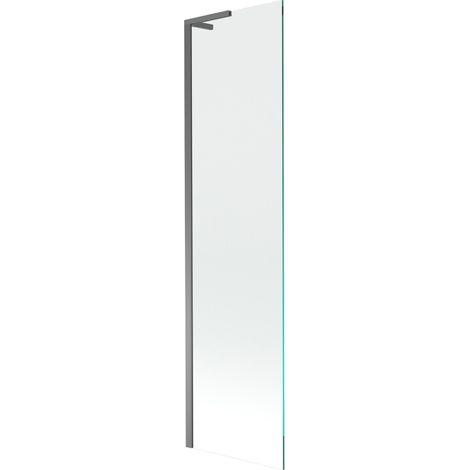 Paroi de baignoire 1 volet Mexen Next L 50 x 150 cm, transparent, métal canon - 895-050-000-03-00-95 (1/5)