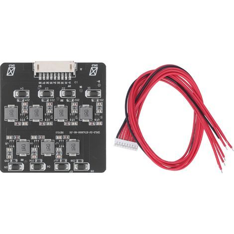 Bilanciatore passivo per batterie, scheda di trasferimento di potenza al litio, modulo di equalizzazione 1.2A 8S DC2.0V-4.5V con cavo (1/5)