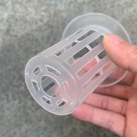 50 Paniers Hydroponiques Blancs 70 MM pour Culture Hors-Sol Pots Filets de Pépinière Réutilisables en Plastique Solide Kit de Plantation 50 Pièces pour Jardin Intérieur et