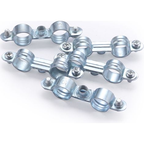 Collier de fixation double pour tube cuivre NOYON & THIEBAULT Ø15 x5 colliers